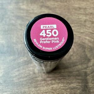 Revlon Super Lustrous Lipstick 450 Gentlemen Prefer Pink Pearl NEW Sealed